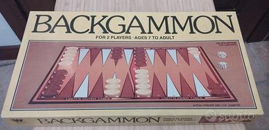 Gioco storico Backgammon vintage 