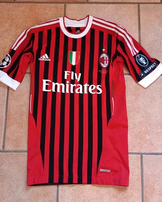 Maglia Milan 2011/2012 T.Silva 33 Home TechFit