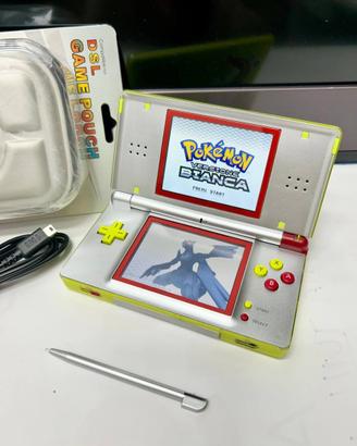 Nintendo ds lite giallo fluo/grigio/rosso
