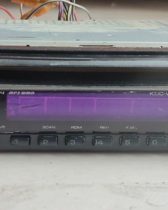 autoradio Kenwood kdc-w3037 sistemare frontalino 
