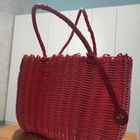 Borsa in plastica intrecciata carpisa