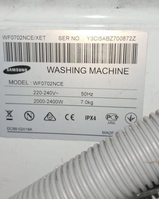 Ricambi per lavatrice Samsung WF0702NCE
