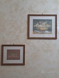 Cornici vintage con vetro