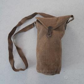 Custodia porta maschera a gas militare  in stoffa