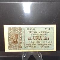1 Lira in Rarità " R4" del 1921 ( Buono di Cassa)