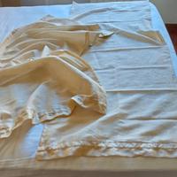 Coppia tendine color senape