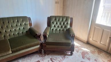 coppia di poltrone vintage