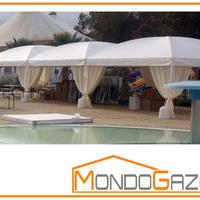 Gazebo SUN PLUS 3x5 tetto arrotondato fisso NUOVO