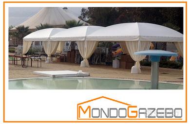 Gazebo SUN PLUS 3x5 tetto arrotondato fisso NUOVO