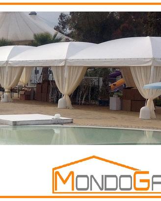 Gazebo SUN PLUS 3x5 tetto arrotondato fisso NUOVO