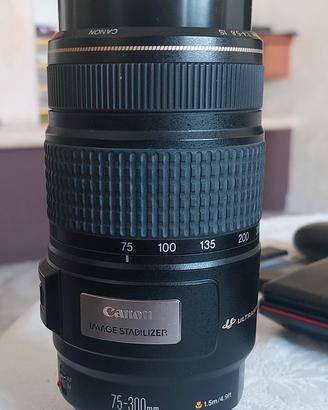 Tele obiettivo Canon EF 75-300 mm 1:4-5,6 IS USM