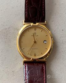 Orologio Revue placcato oro