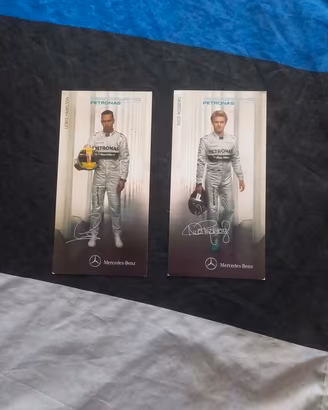 Cartoline Formula1 F1 Mercedes Lewis Hamilton e