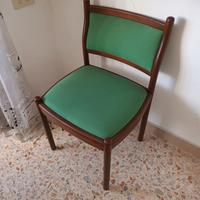 Sedie imbottite colore seduta verde