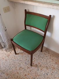 Sedie imbottite colore seduta verde