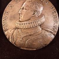 antico medaglione argento E. Rubino Savoia Torino 