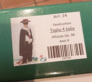 Vestito da carnevale Zorro