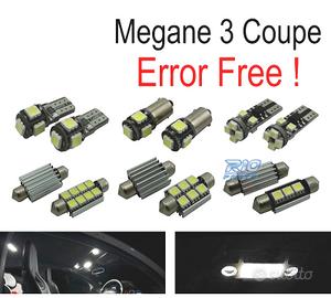 KIT 12 LAMPADE LED INTERNE PER RENAULT MEGANE III 