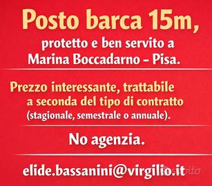 Posto barca 15 m