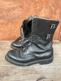 Anfibi Militari Vintage nero numero 42 con fibbia