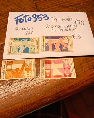 Francobolli nuovi della Thailandia 3 parte 