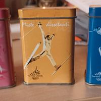 3 scatolette in latta  caramelle Leone