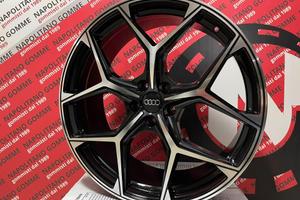 Cerchi Audi A5 A6 A7 A8 Q5 21 pollici rs3 nero luc