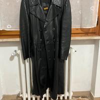 Trench in vera pelle