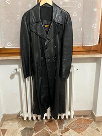 Trench in vera pelle