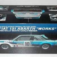 Kyosho Fiat 131 Abarth Rally Monte Carlo 1980 1/18