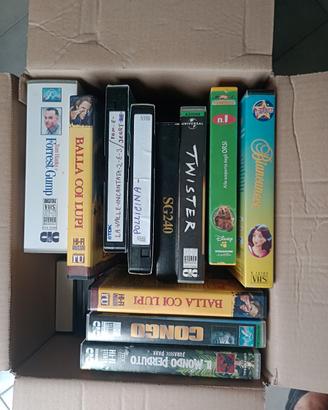 Cassette VHS film e cartoni animati 