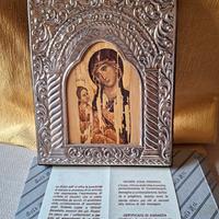 icona bizantina argento