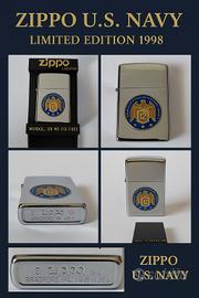 Zippo militare vintage USA con scatola – U.S. Navy
