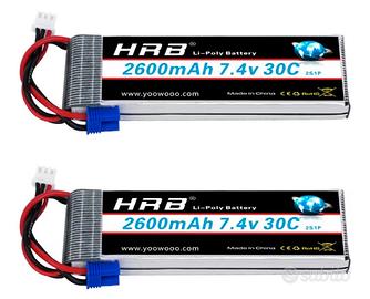 Batteria 7.4V 30C 2600mAh

