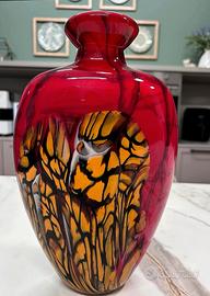 Vaso Murano Design Moderno. cm31x5kg. firmato 
