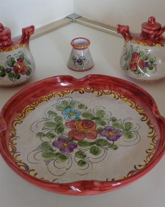 Deruta Grifo Set tavola Vintage Anni '60