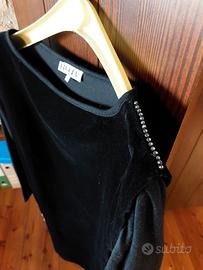 Vestitino nero in velluto 