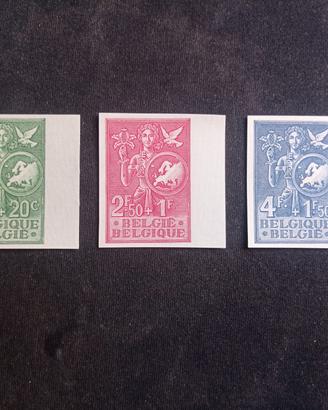 FRANCOBOLLI (BELGIO)  SERIE  "GIOVENTÙ"  1953