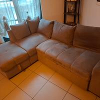 Divano 3 posti con chaise longue