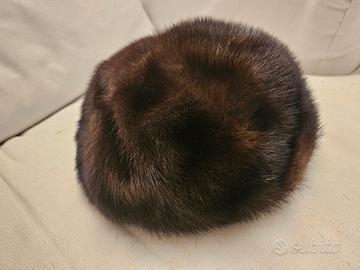 cappello in visone vintage