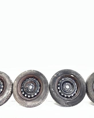 4 CERCHI IN FERRO FIAT Grande Punto 3° Serie 5052
