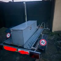 Cassone carrello porta moto