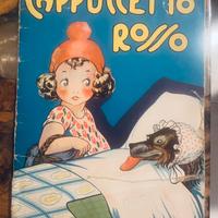Libro Cappuccetto Rosso Ugo Galetti ED. 1930