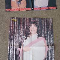 Poster Viola Valentino e Riccardo fogli vintage 