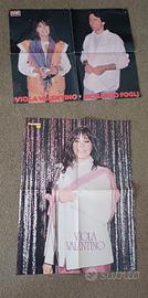 Poster Viola Valentino e Riccardo fogli vintage 