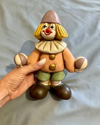 Pagliaccio giocoliere clown thun vintage RARO