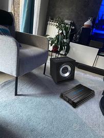 Amplificatore + subwoofer crunch 1000w