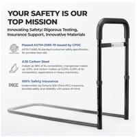 Sponda letto anticaduta con cesto. 