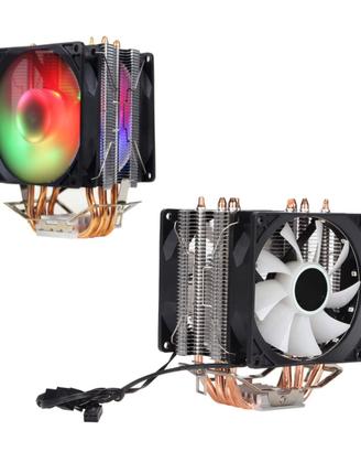 Dissipatore Cpu con 2 ventole RGB + pasta termica