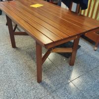 TAVOLO LEGNO IROKO 80 X 150